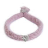 Bracelet fluffy lavender silver