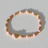 Bracelet Moraira rose clair
