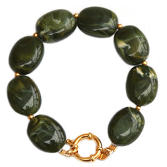 Pulsera pastilla verde