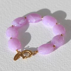 Armband Pastille Flieder