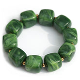 Bracelet cube olive