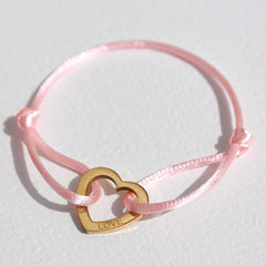 Armband Sweet love Roze