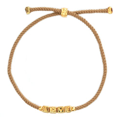 Pulsera del amor oro caramelo