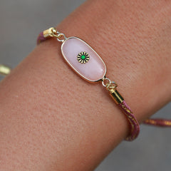 Boho Steinarmband Rose