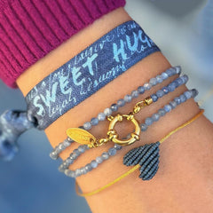 Armband Facetten wicklung natürlichem Kyanit