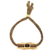 Bracelet frosty glitter gold