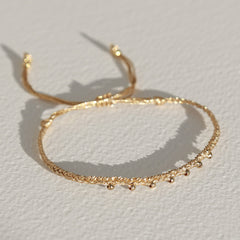 Bracelet golden balls