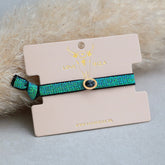 Pulsera verde brillante