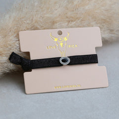 Armband glänzt schwarz silber