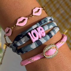 Pulsera y brazalete de camuflaje