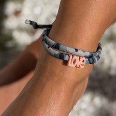 Armband - Fußkettchen camouflage