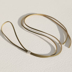 Choker Navajo olive silver