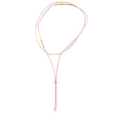 Gargantilla rosa de ojo malvado