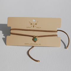 Wildleder-Choker Jade