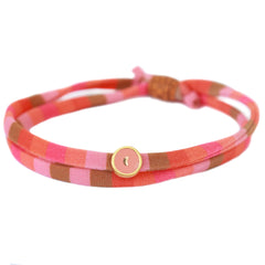 Enkelbandje wrap peach moon