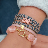 Armband-Set Pastille Pfirsich