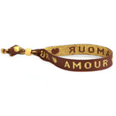 Pulsera tejida amor
