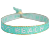 Pulsera tejida de playa
