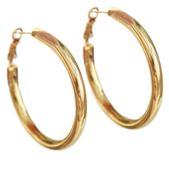 Goldene hoops groß