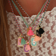 Halskette gypsy schwarzer Mond