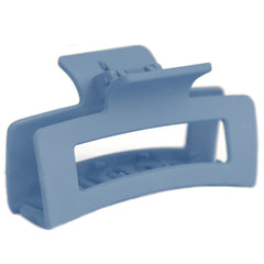 Pinza para el pelo lisa azul marino mate
