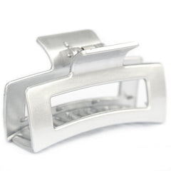 Haarklem recto brillante plata