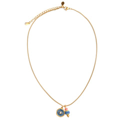 Goldkette Mystic Soul Eye Blau