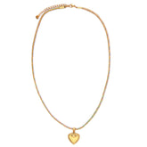 Halskette mit herz regenbogen metall