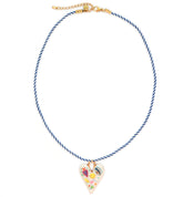 Necklace heart eye smiley