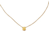 Gold chain four-leaf clover