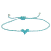 Love Ibiza heart armband blue