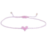 Bracelet coeur Love Ibiza rose bébé