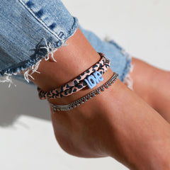 Tobillera leopard love: ¡elige tu propio color!
