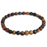 Pulsera piedra ojo de tigre para hombre