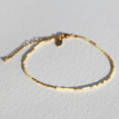 Miyuki enkelband butter yellow