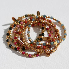 Bracelet Moraira star brique stone