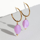 Ohrringe Rocks Flieder