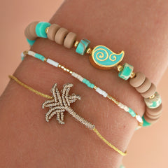 Armband palm champagne