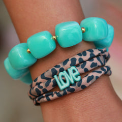 Leopard Love Bracelet - Choose your own color!