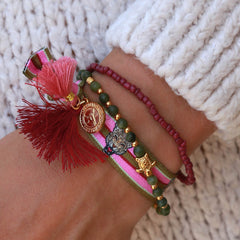 Bracelet gemstone turtle tigereye
