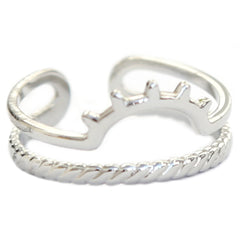 bague en argent lever du soleil