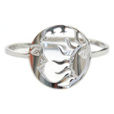 Anillo de plata sol y luna