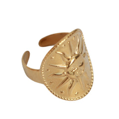 Gouden ring sun