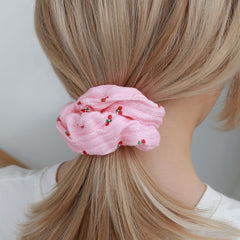 Scrunchie Kirschrosa