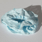 Scrunchie embroidery blue