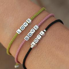 The love bracelet silver rose