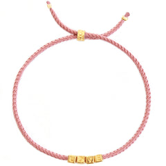 La pulsera del amor oro rosa