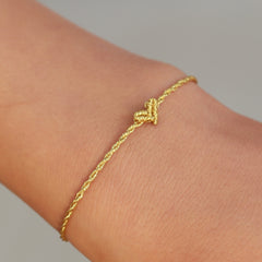 Love Ibiza Herzarmband gold gereht