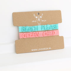 Ocean child & beach please set of 2 bracelets