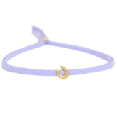 Armband for good luck - lilac gold